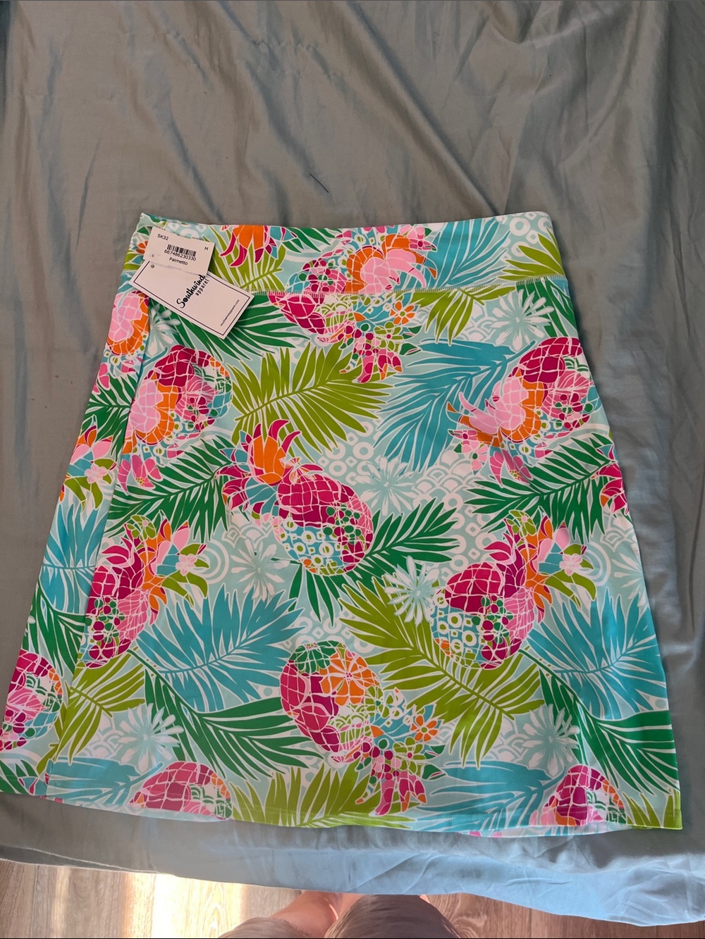 Seaside Pineapple Print A-Line Skirt - Lilly Pulitzer